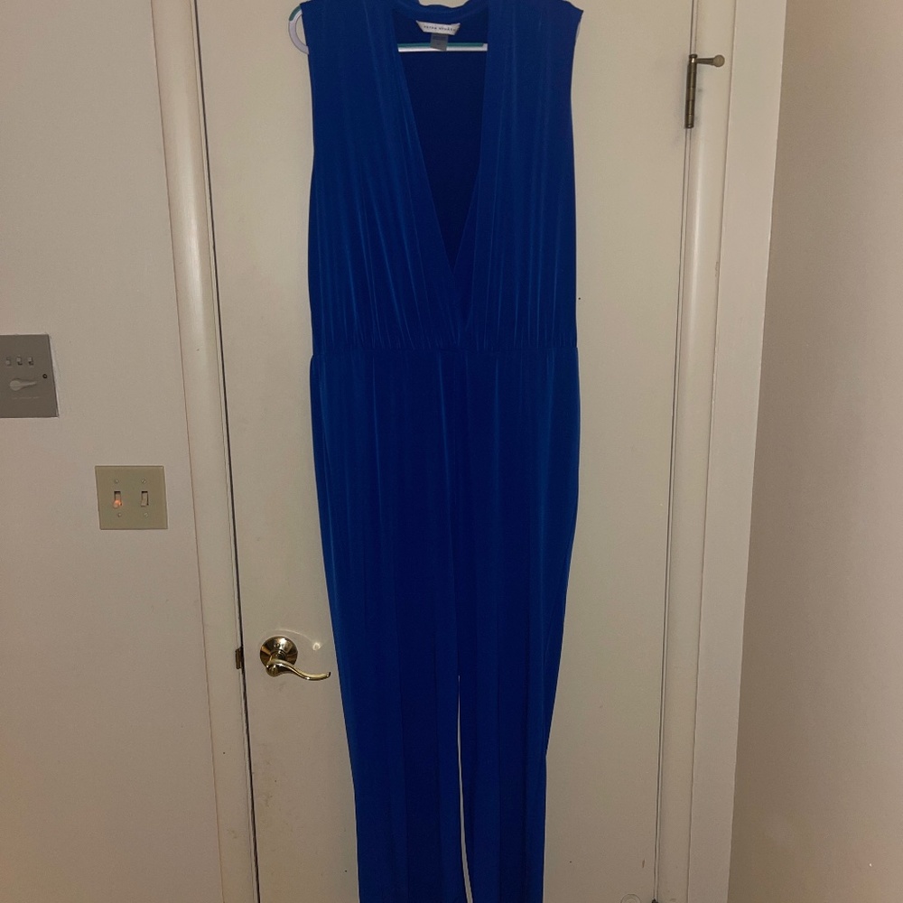 Peter Nygard  royal blue jumpsuit